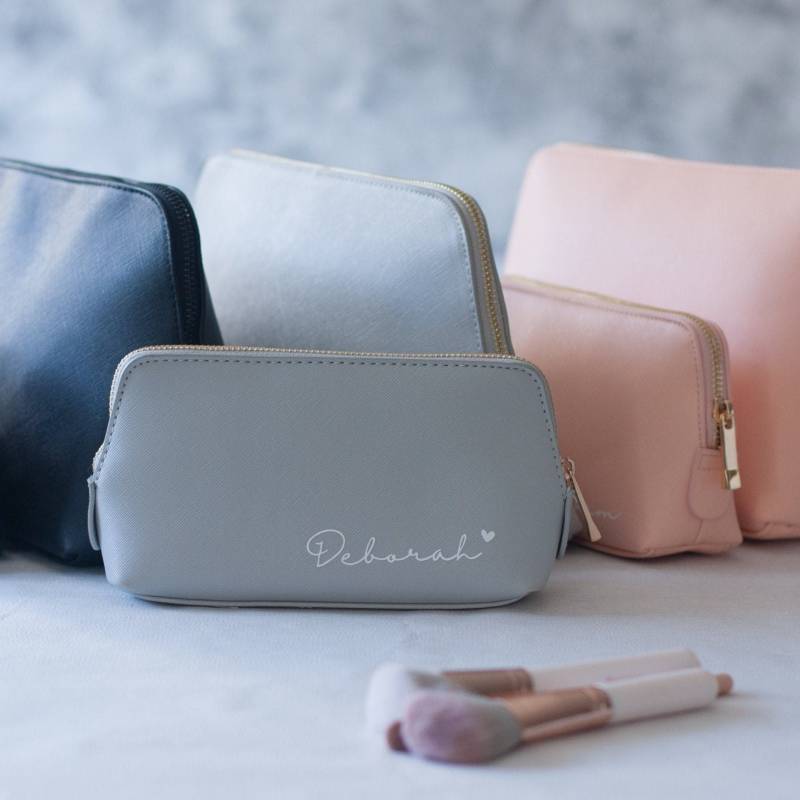 Personalisierte Kosmetiktasche | Kulturbeutel Mit Name in Verschiedenen Farben Tolle Geschenkidee von himmelhochART