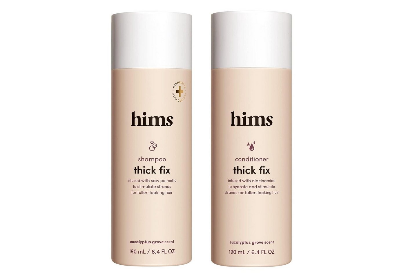 hims Kopfhaut-Pflegeshampoo Fix Shampoo und Conditioner Set für Männer, reduziert Haarausfall, Verdickend, feuchtigkeitsspendend von hims