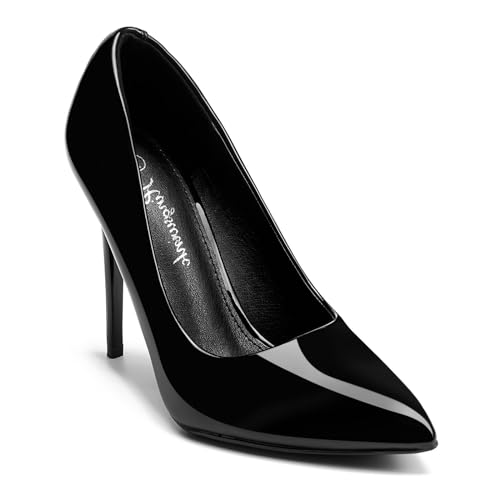 hingswink Schwarze Absätze für Damen, schwarze Stiletto-Absätze, schwarze Pumps für Damen, schwarze Pumps Schuhe Damen, schwarze Absätze geschlossene Zehenabsätze für Damen, Schwarz, 39 EU hingswink Schwarze Absätze für Damen, schwarze Stiletto-Absätze, schwarze Pumps für Damen, schwarze Pumps Schuhe Damen, schwarze Absätze geschlossene Zehenabsätze für Damen, Schwarz, 39 EU von hingswink