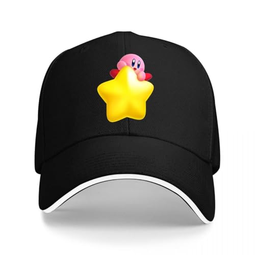 hioknytfs Yoga-Mütze für Damen und Herren, Kirby-Stern-Baseballkappe, Trucker-Kappe, gehop-Color2, Einheitsgröße hioknytfs Yoga-Mütze für Damen und Herren, Kirby-Stern-Baseballkappe, Trucker-Kappe, gehop-Color2, Einheitsgröße von hioknytfs