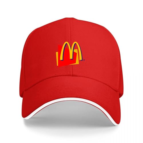 hioknytfs Yoga-Mütze für Damen und Herren, McDonald's Baseballkappe, Trucker-Kappe, Twiso-Color3, Einheitsgröße von hioknytfs