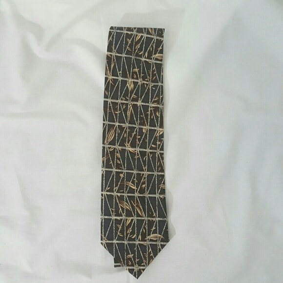 Robert Stock Seide Blau Und Khaki Hals Binden Robert Stock Seide Blau Und Khaki Hals Binden von hipandvintage