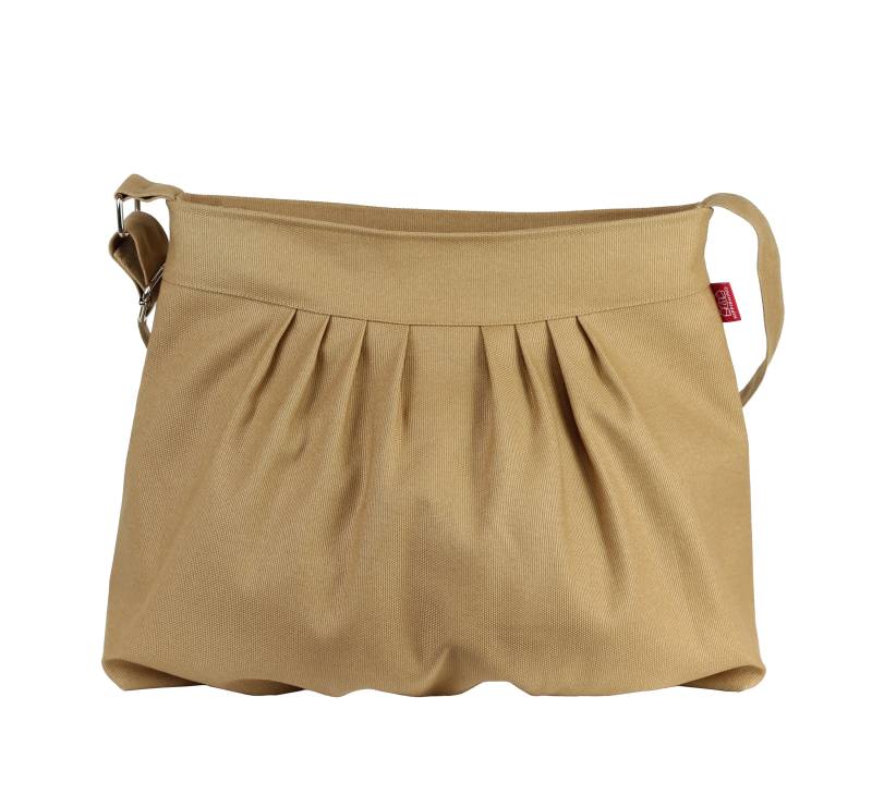 Canvas Crossbody Bag Plissee Waschbar Baumwolle Geldbörse Mutter Tochter Freundin Geschenk Lässige Tägliche Tasche Messenger Reise Windel von hippirhino