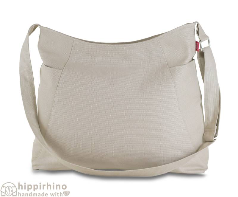 Crossbody Hobo Bag Handmade Multi-Pocket Canvas Tasche Eco Einkaufstasche Schultertasche Große Mittlere Kapazität Reisetasche Schule Geschenk Für Sie von hippirhino