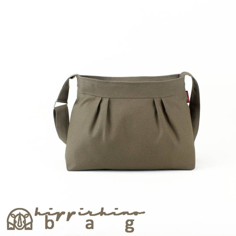 Frauen Kleine Canvas Umhängetasche Plissee Geldbörse Alltag Messenger Make-Up Stilvolle Minimalist Dumplicity Schulter Reißverschluss von hippirhino