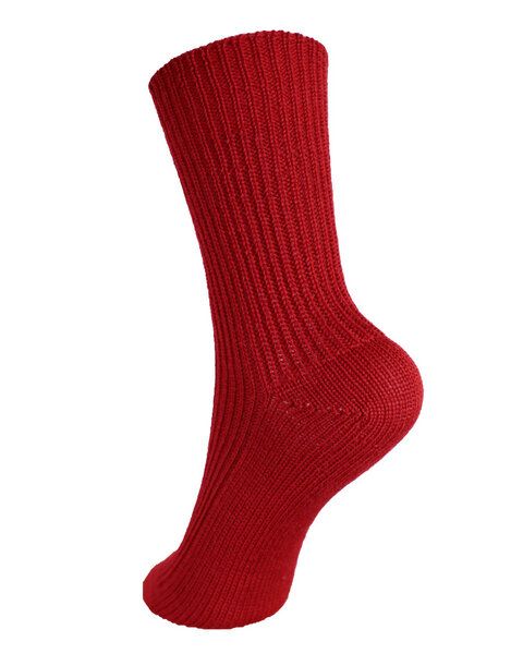 Hirsch Natur Baby Kinder Grobstrick-Socke kbT Wolle von hirsch natur