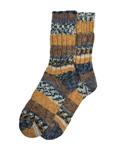 Hirsch Natur Unisex Socke Musterverlauf kbT Wolle von hirsch natur