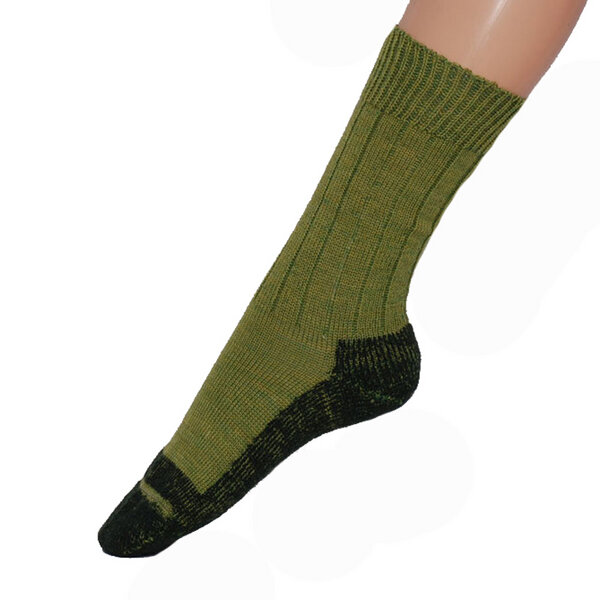 hirsch natur Damen / Herren Trekking Socke reine Schurwolle von hirsch natur