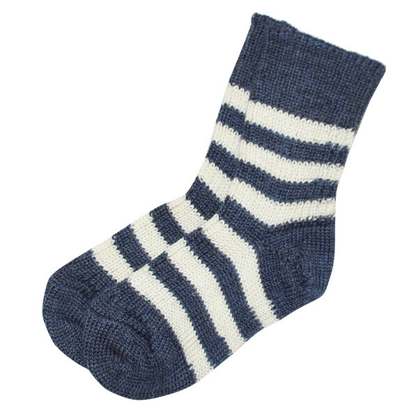 hirsch natur Kinder Ringel Socken reine Bio-Schurwolle von hirsch natur