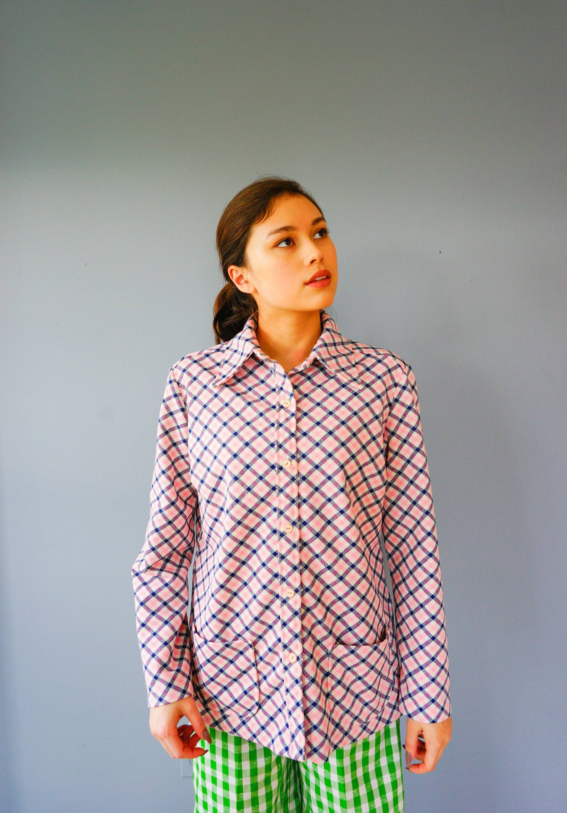 Vintage 1970S Gestreifte Jacke Größe L Von Talbott, Jacke, Retro Kleidung, Cardigan, Pullover. Kleidung von hisandhervintage