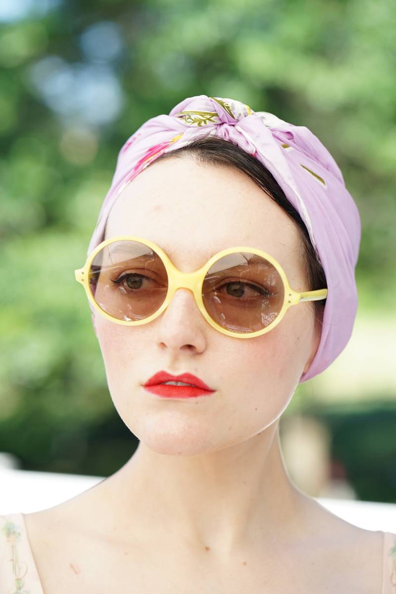 Vintage American Optisch Sonnenbrille 1960Er New Old Stock/Vintage/Pop Art/60Er Made in Usa Neon Gelb Sunswept von hisandhervintage