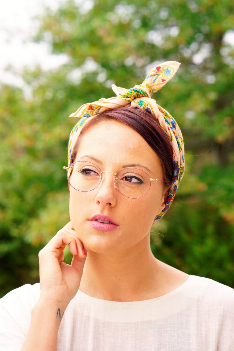 Vintage Brille/1990 Ovale Rote Emaille Überzogene Rahmen New Old Stock Von Liz Claidose von hisandhervintage