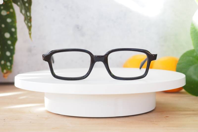 Vintage Brille 1960Er Jahre Made in Germany Brillengestell New Old Stock Ebenholz Ton Hipster von hisandhervintage