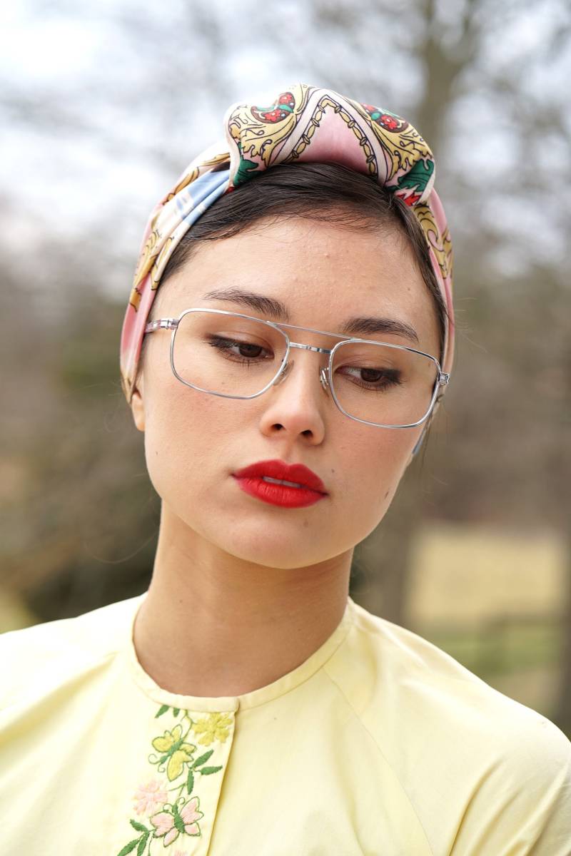 Vintage Brille 1970Er Jahre Brillenfassung Made in Germany New Old Stock Silberfarben von hisandhervintage