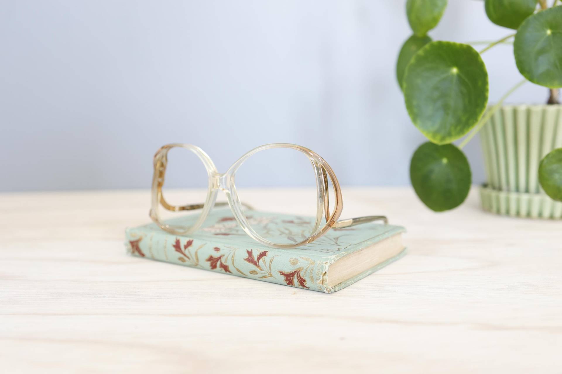 Vintage Brille 1970Er Jahre Frames Glasses Made in Usa By Versailles New Old Stock Disco Retro von hisandhervintage