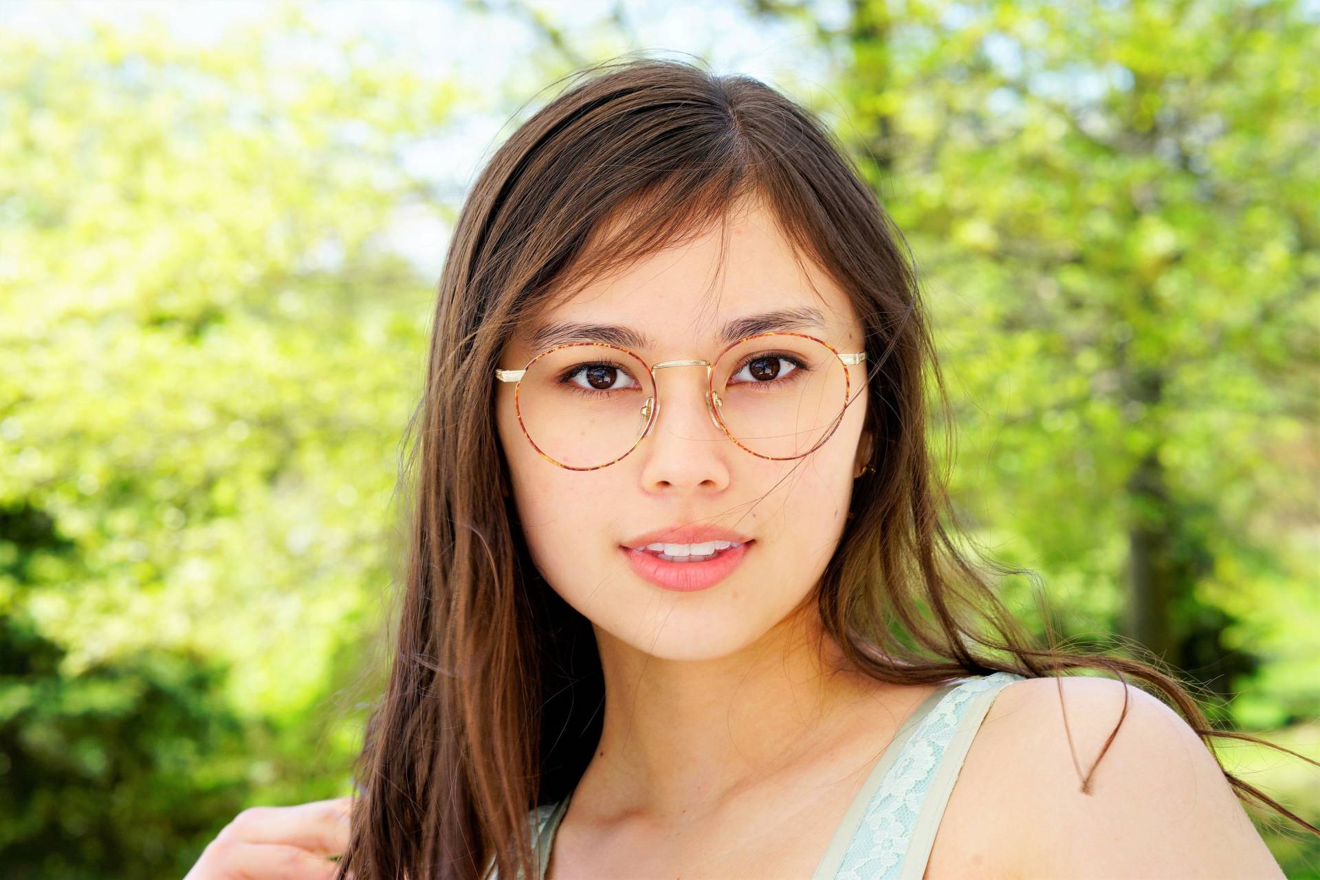 Vintage Brille 1990Er Jahre/Brille/New Old Stock/Hipster/Rahmen/ Gold Halbrunde Schildpatt Emaille Made in Korea By Prava von hisandhervintage