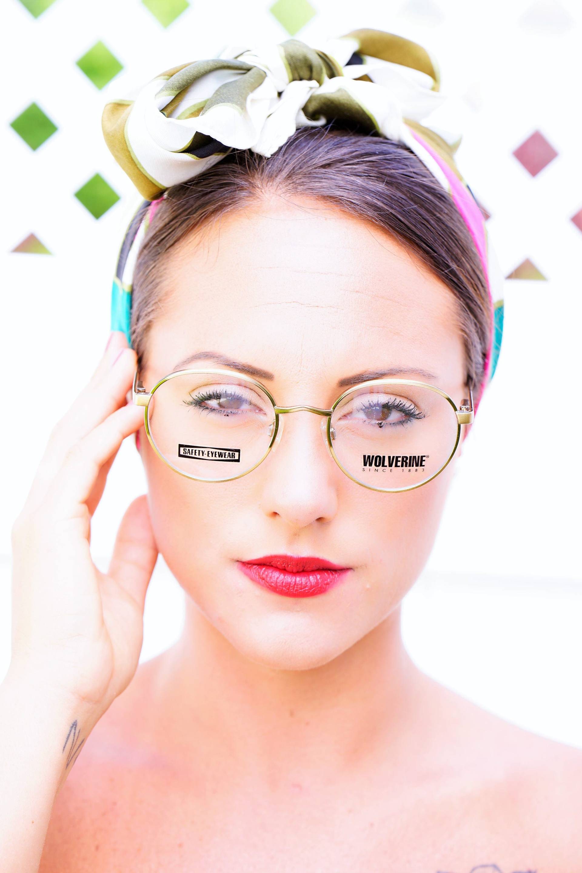 Vintage Brille 1990Er Jahre Wire Rim Frames Leichte Kupfer Getönte New Old Stock Made in Korea von hisandhervintage