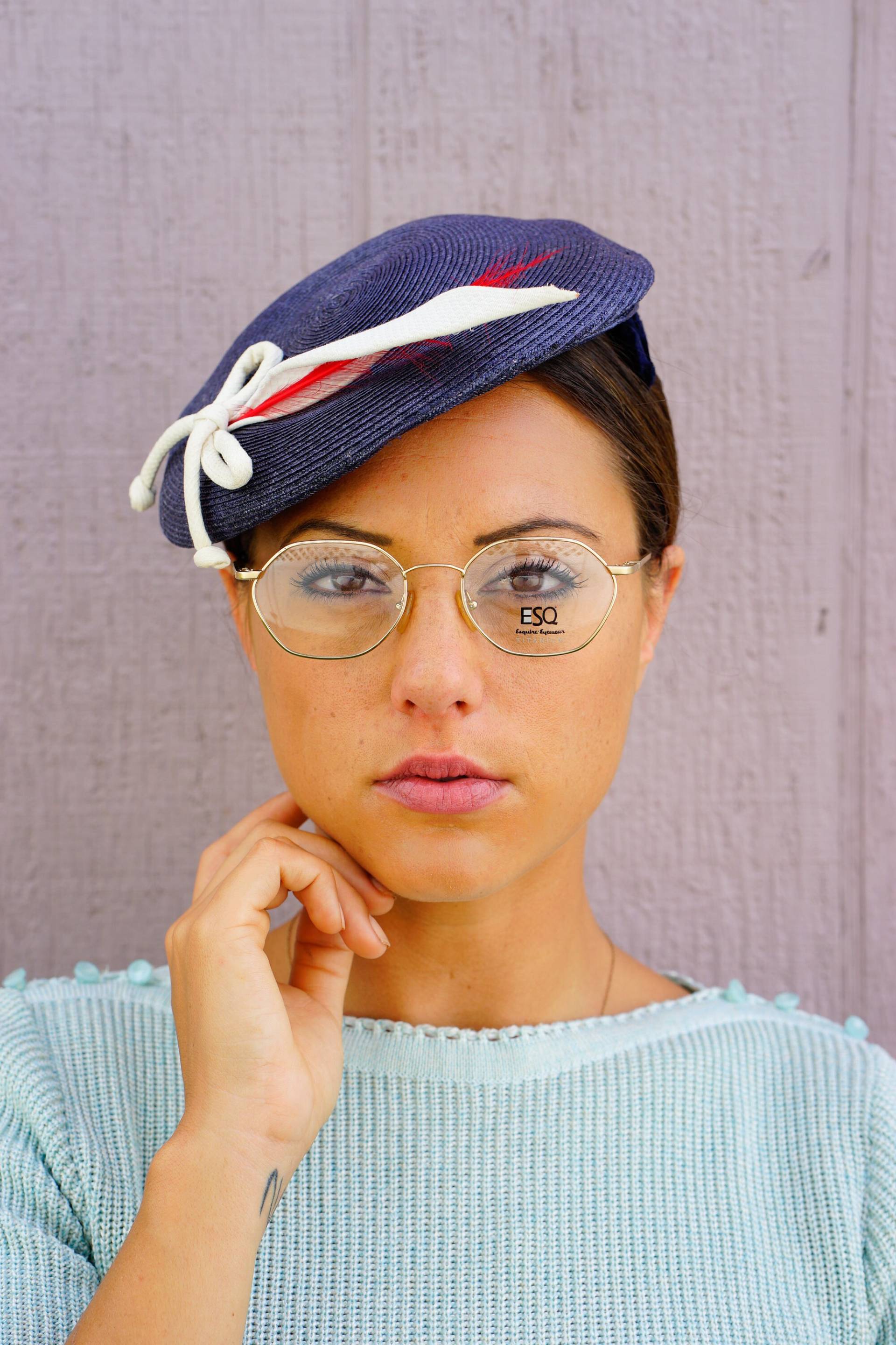 Vintage Brille Achteck Form 1990Er Jahre New Old Stock Frame Gold Getönte Von Esney von hisandhervintage