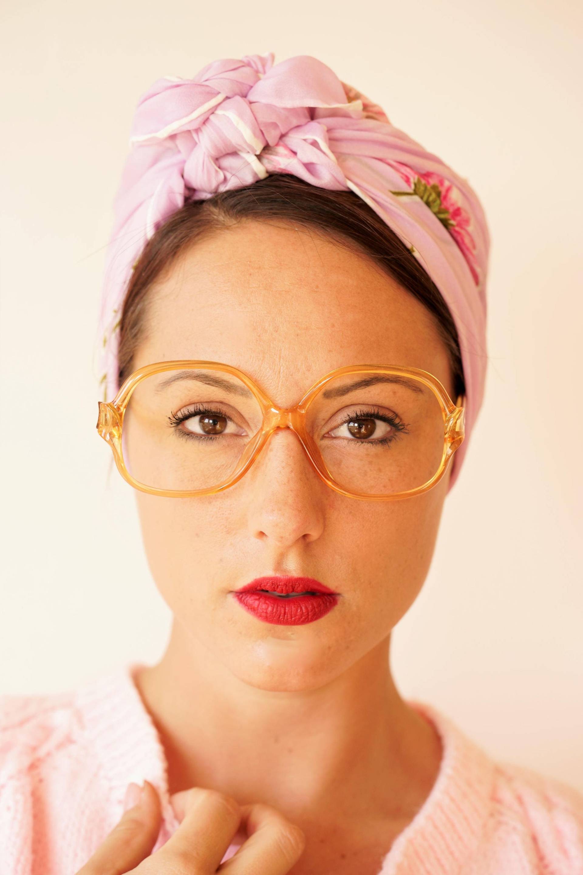 Vintage Brillen 1970Er Jahre Von Terri Brogan Made in Canada New Old Stock Glasses Honig Getönten Frames von hisandhervintage