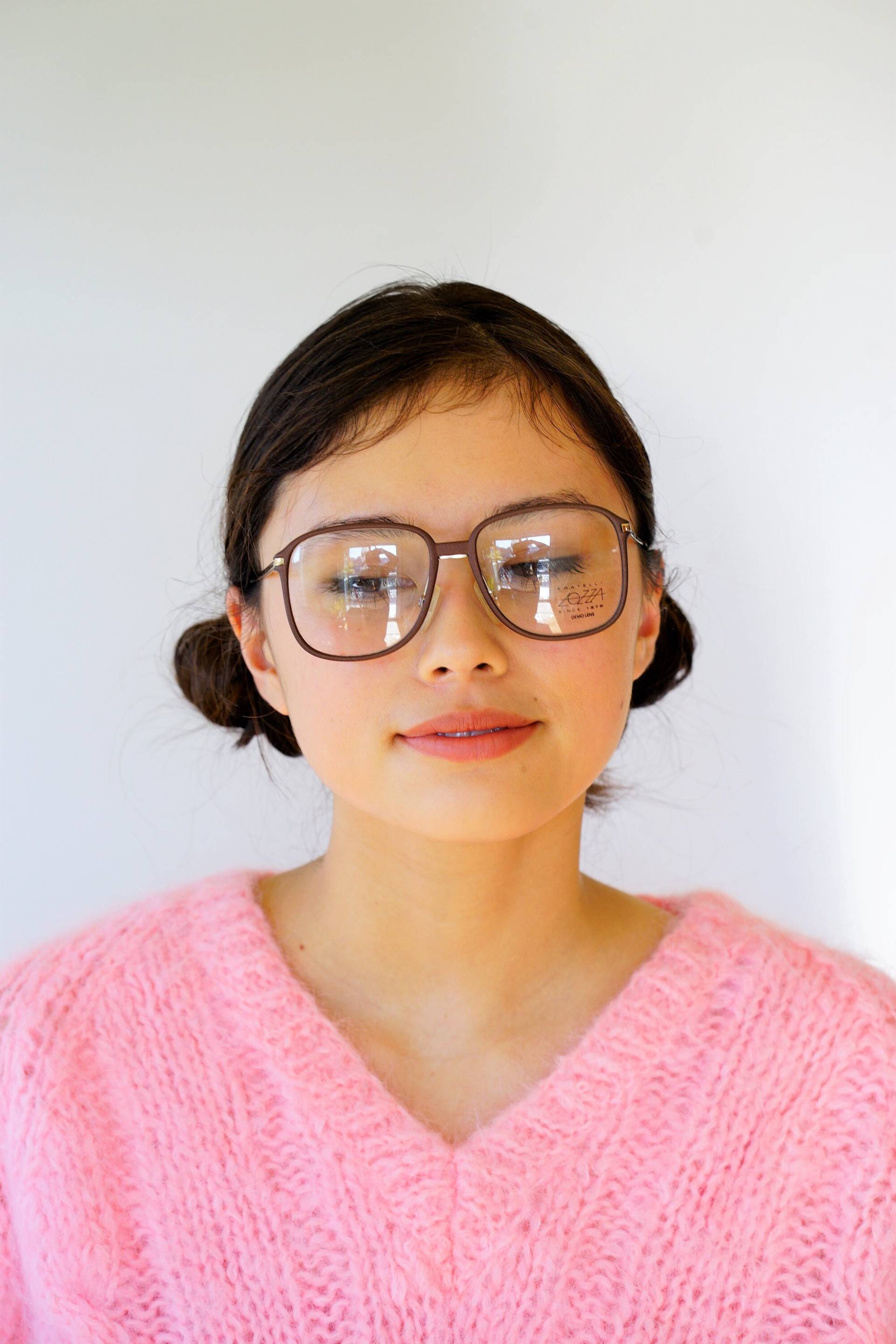 Vintage Brillen 1980Er Jahre/Brille/New Old Stock/Hipster/Von Lozza Fratelli Schokolade Matte Braun Ton Made in Italy von hisandhervintage