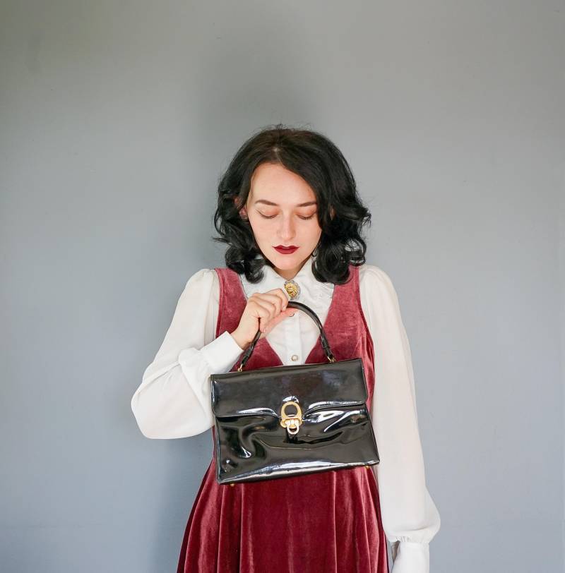 Vintage Lewis Kunstleder Umschlag Geldbörse/1950Er 60Er Jahre Handtasche Frauentasche Retro Tasche Dunkle Academia Vintage Lewis Kunstleder Umschlag Geldbörse/1950Er 60Er Jahre Handtasche Frauentasche Retro Tasche Dunkle Academia von hisandhervintage