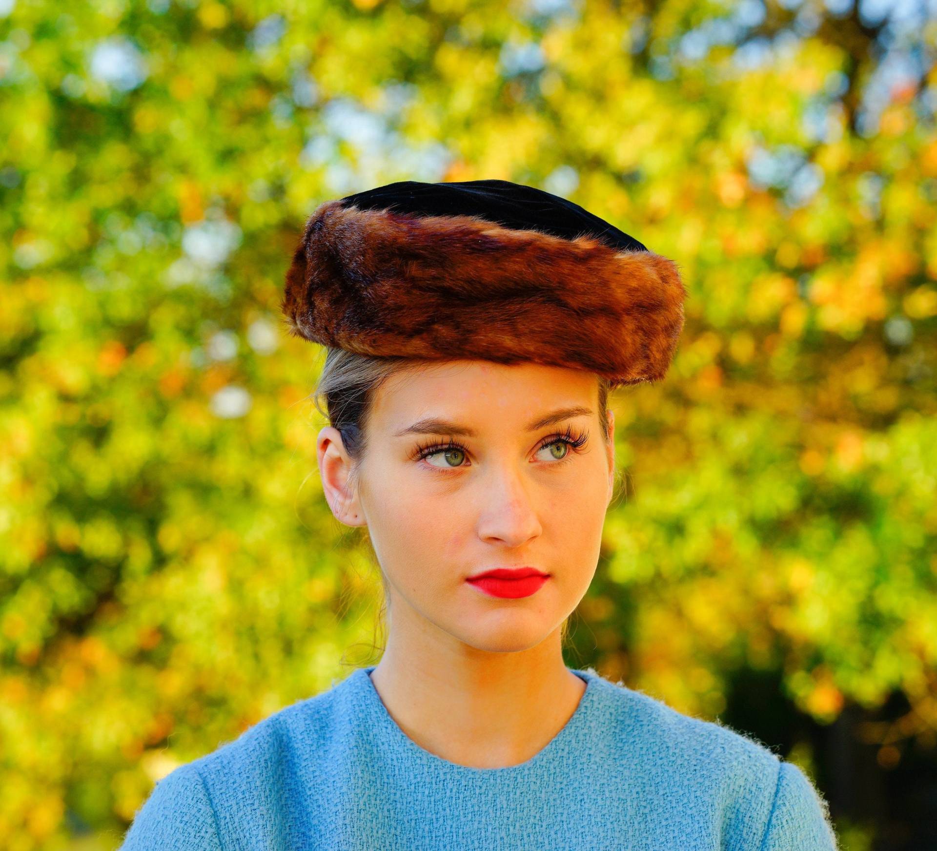 Vintage Pillbox Pelzhut, Frauen Hut, 1950Er Jahre Cocktailhut, Winterhut, Kirchenhut, Teeparty Hut von hisandhervintage