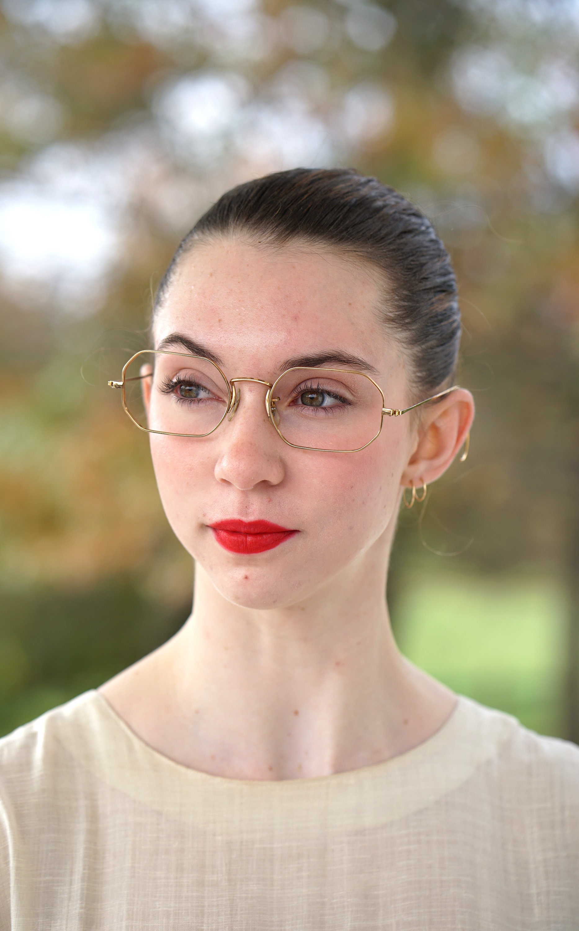 Vintage Shuron Brille 1930S/ Drahtrand 1/10 12K Gold Filled/ New Old Stock/ Ton/ Hipster von hisandhervintage