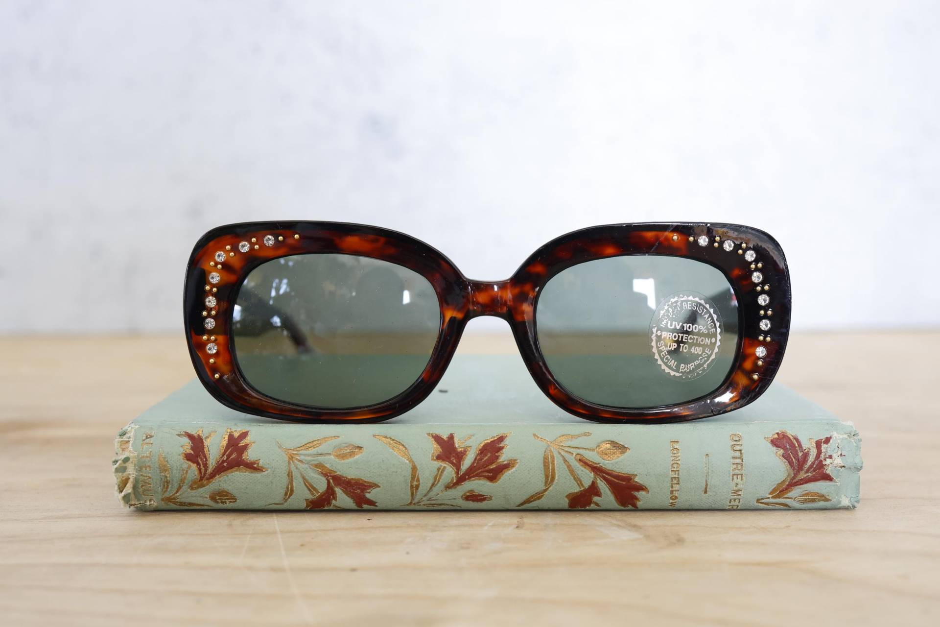 Vintage Sonnenbrille Y2K 1990S Multicolor Braunton New Old Stock Mcbling von hisandhervintage