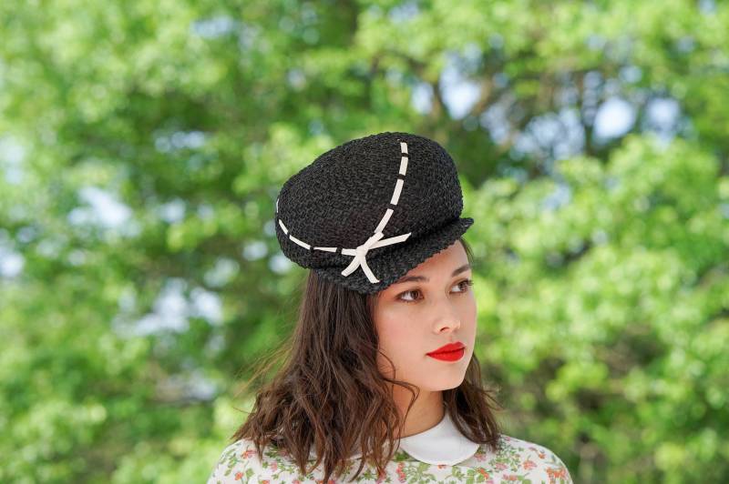 Vintage Pillbox Hut, 1950-60Er Jahre Stroh Jackie-O Tea Party Frühling Sommer Cocktail Frauen Hut von hisandhervintage