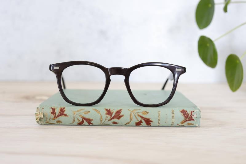 Vintage Willson 1970Er Jahre Brille Schutzbrille Frames/Brille/Hipster/Retro Made in Usa Brillengestelle Schokobraun von hisandhervintage