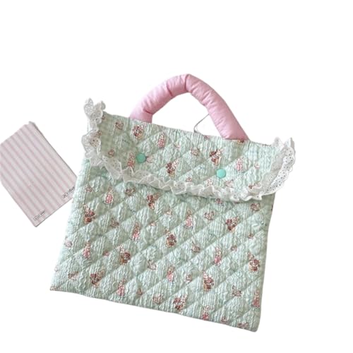 Charmante Girly Laptop-Aufbewahrung tasche, gedruckt mit Cartoon-und Spitzen dekor, Hochleistungs-Reise-Computer-Tasche von hiwhale