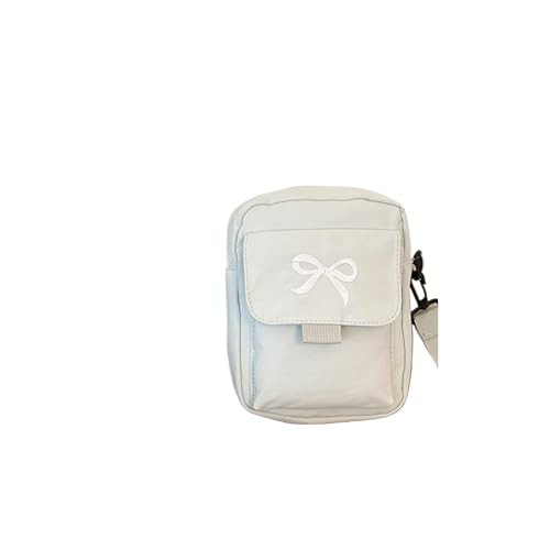 Damen Bow Fashion Schulter tasche verstellbarer Riemen Trendy Crossbody-Tasche einfarbig Täglich Sport Messenger Taschen Geldbörsen und Handtaschen von hiwhale