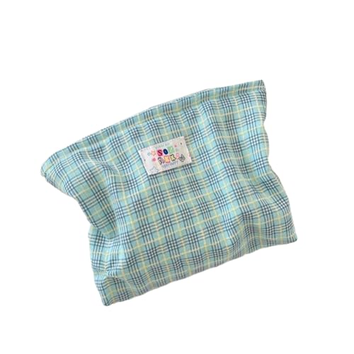Girly Plaid Kosmetik Tasche mit großer Kapazität Reise tragbare Damen Mode Clutch Reiß Verschluss Beutel Handtasche Make-up Toiletten Artikel Aufbewahrung Taschen von hiwhale