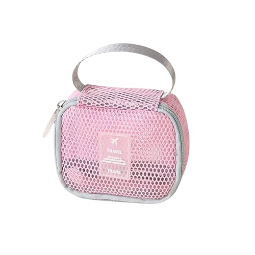Kleine Kapazität Schlüssel Taschen Transparente Kosmetik Tasche Quadratische Netz Tasche Aufbewahrung Tasche Mini-Reiß Verschluss Geldbörse Mini Wasch Beutel Schreibwaren Fall von hiwhale