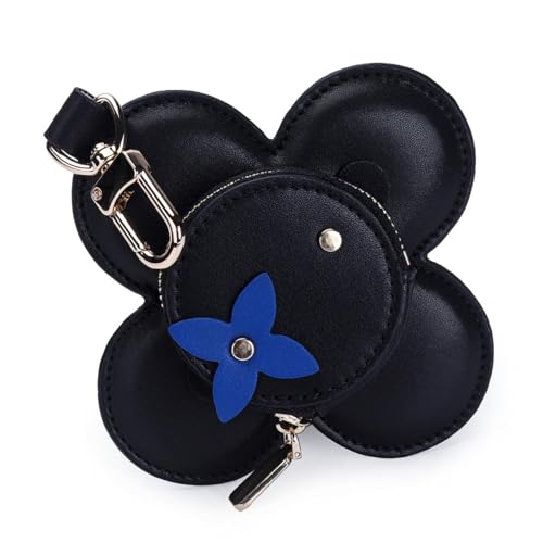 Mode aus echtem Leder Sonnenblumen-Münz Tasche Ohrhörer Tasche Kreative Mini-Geldbörse Schlüssel Bund Tasche Anhänger Dekoration Geschenke von hiwhale