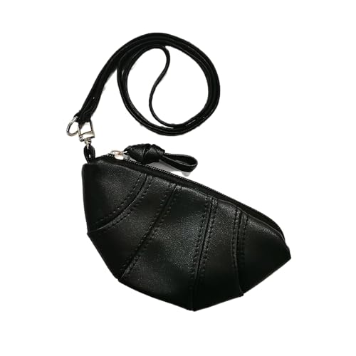 Neue Retro-Croissant-Geldbörse, Armband-Geldbörse mit Mini-Reiß Verschluss, Mädchen-Kabel-Headset und Lippenstift-Tasche, tragbares Zubehör Neue Retro-Croissant-Geldbörse, Armband-Geldbörse mit Mini-Reiß Verschluss, Mädchen-Kabel-Headset und Lippenstift-Tasche, tragbares Zubehör von hiwhale