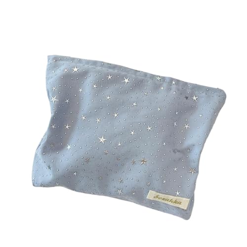 Niedliche süße Star Pailletten Kosmetik Tasche mit großer Kapazität tragbare Reisetasche Damen einfache Clutch-Taschen Girly Toiletten Taschen Geschenke von hiwhale