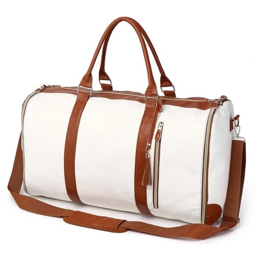 PU-Leder-Kleider Tasche, große Kapazität Faltbare Duffle-Anzug Tasche, Mode vielseitige Reisegepäck Taschen für Geschäfts Mann Frauen PU-Leder-Kleider Tasche, große Kapazität Faltbare Duffle-Anzug Tasche, Mode vielseitige Reisegepäck Taschen für Geschäfts Mann Frauen von hiwhale