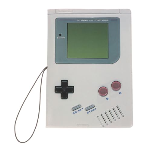 hiwhale 1 Stück Lustige Retro-Pass Halter Handheld-Spielkonsolen Muster Tragbare Pass hülle für Kinder mit Ticket-ID Kreditkarten-Slot-Hülle von hiwhale