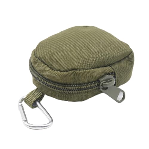 hiwhale Geldbörse mit Reiß Verschluss EDC-Beutel, Tactical Outdoor-Schlüssel Halter für Herren, 1PC Einfache Schlüssel Bund Geldbörsen Tasche von hiwhale