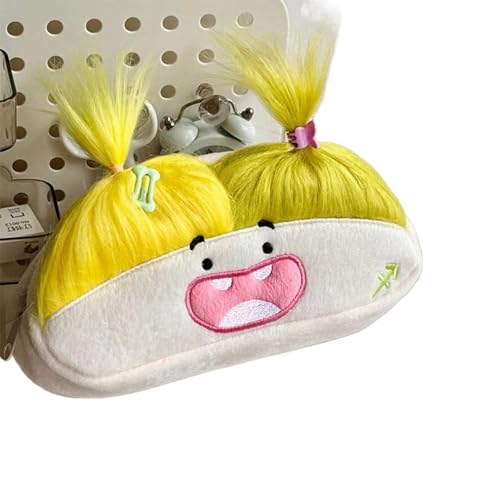 hiwhale Innovative Cartoon Big Mouth Girl Weiche Bleistift Tasche mit großer Kapazität Lustige Schul zubehör Container von hiwhale