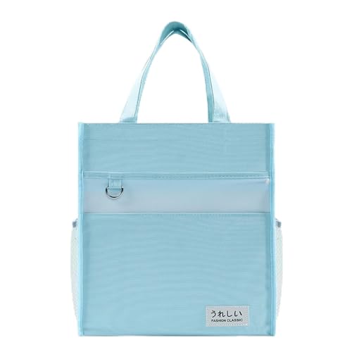 hiwhale Kleine frische Tutorial-Tasche Einfache wasserdichte Multifunktion ale Dokumenten Tasche tragbar Kunst Taschen mit großer Kapazität Modische Test papiertüten von hiwhale