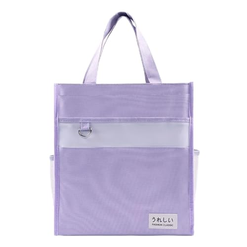 hiwhale Kleine frische Tutorial-Tasche Einfache wasserdichte Multifunktion ale Dokumenten Tasche tragbar Kunst Taschen mit großer Kapazität Modische Test papiertüten von hiwhale