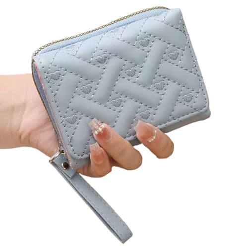 hiwhale Niedliche Damen Liebe Herz Trifold Wallet für Frauen, stilvoller Visitenkarte Halter mit Reiß Verschluss, ID-Karten-Slots, Geldfach Münz schlüssel Beutel hiwhale Niedliche Damen Liebe Herz Trifold Wallet für Frauen, stilvoller Visitenkarte Halter mit Reiß Verschluss, ID-Karten-Slots, Geldfach Münz schlüssel Beutel von hiwhale