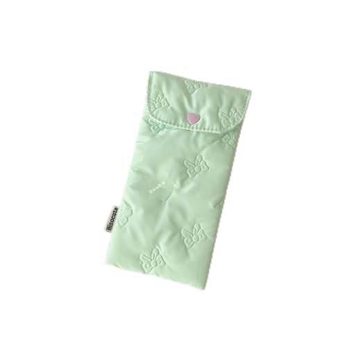 hiwhale Niedliche süße Schleife Bleistift hülle mit großer Kapazität tragbare Damen Brillen Aufbewahrung Tasche für Mädchen Make-up-Taschen für Schüler Schreibwaren Stift Tasche Geschenke von hiwhale