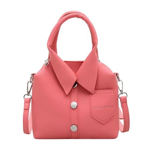 hiwhale PU Tragbare Hemd-Stil Schulter tasche Damen Mode Vielseitige Crossbody-Taschen Reiß verschluss Handtasche Pendler Taschen Geschenke von hiwhale