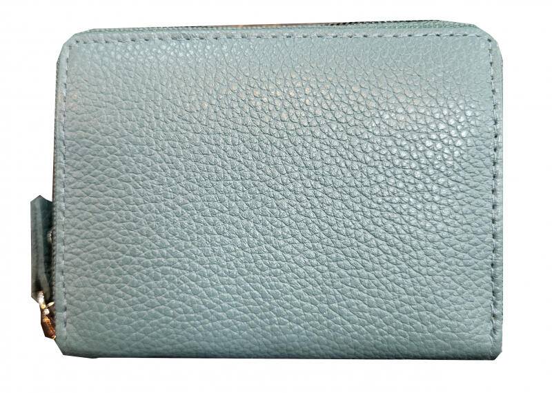 hjp - HJP Tinta Reißverschlussetui RFID echt Leder mint Grün von hjp