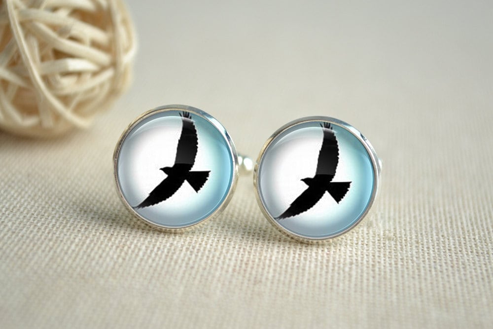 Flying Hawk Manschettenknöpfe &tie Clip-Set, Männer Manschettenknöpfe, Tie Clip, Retro Zubehör | xk064 Flying Hawk Manschettenknöpfe &tie Clip-Set, Männer Manschettenknöpfe, Tie Clip, Retro Zubehör | xk064 von hmpisces