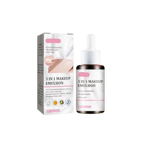 Getönte 3-in-1-Feuchtigkeitscreme – Aufhellend, Feuchtigkeitsspendend, Kaschierend – Kein Weißer Film, Kein Make-up-Entferner Erforderlich(2PCs) von hnkhpkl