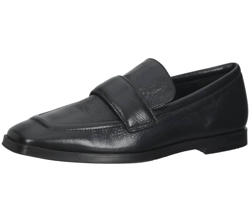 högl Damen Echtleder-Slipper modische Schlupf-Schuhe 3-10 1800 0100 Schwarz von högl
